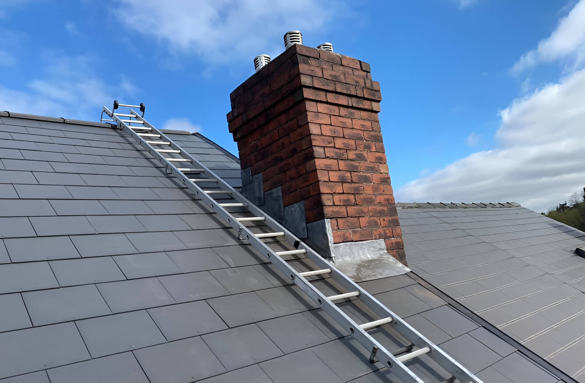 Professional chimney repointing